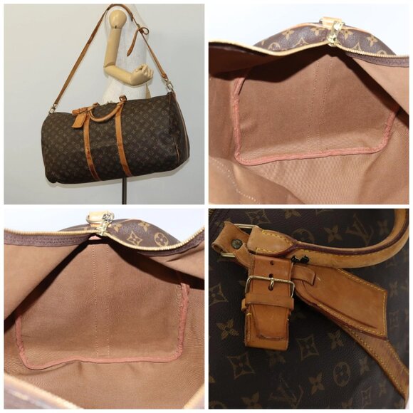 LOUIS VUITTON Monogram Keepall Bandouliere 60 Boston Bag - Picture 13 of 14